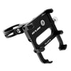 360 Rotation Mobile Phone Holder Bike Handlebar Mount Adjustable Black