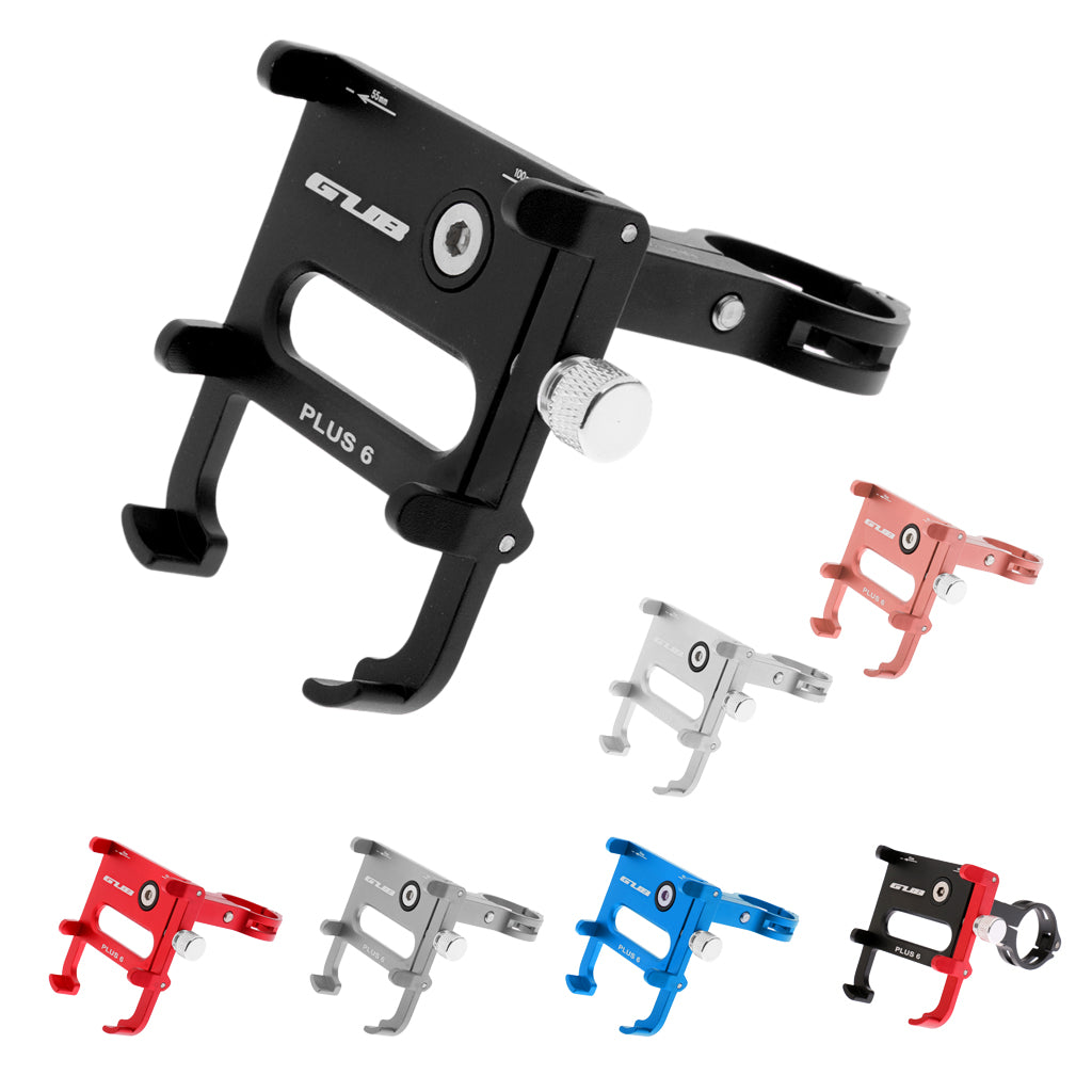 360 Rotation Mobile Phone Holder Bike Handlebar Mount Adjustable Black