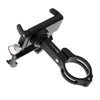 360 Rotation Mobile Phone Holder Bike Handlebar Mount Adjustable Black