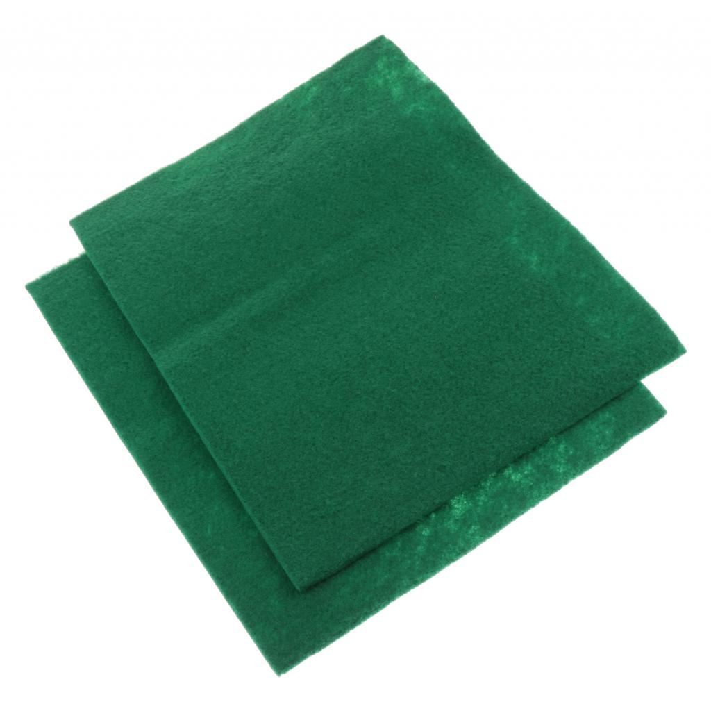 2 Pieces Green Reptile Cage Carpet Moisture-proof Warm Floor Mat 60x40cm