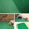 2 Pieces Green Reptile Cage Carpet Moisture-proof Warm Floor Mat 60x40cm