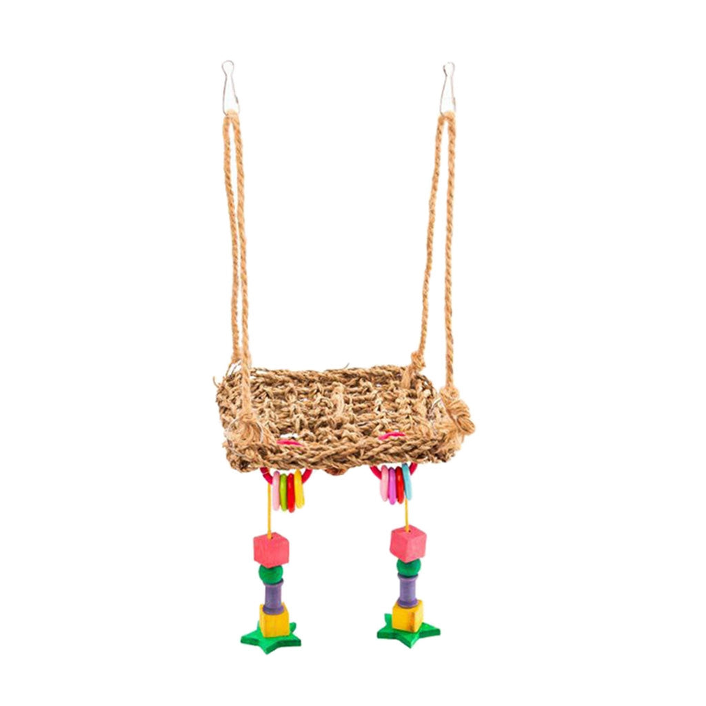 Pet Birds Cage Hanging Hammock Climbing Toys For Small Animals Birds Parrots