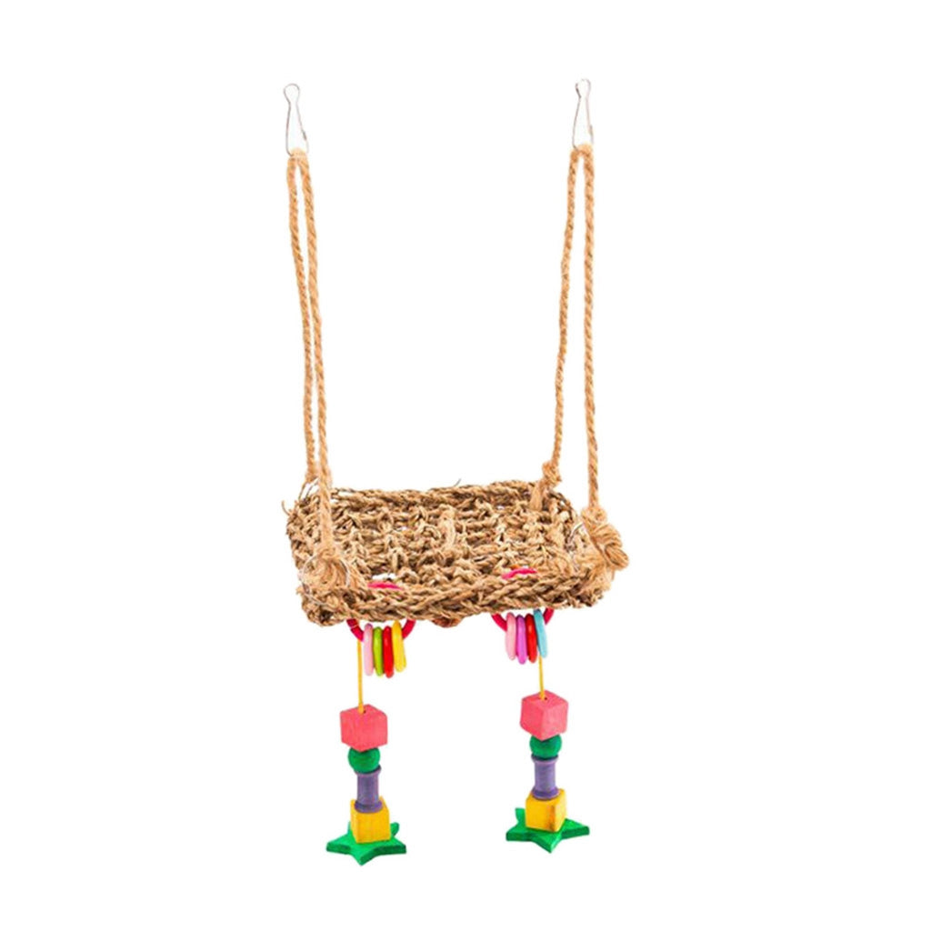 Pet Birds Cage Hanging Hammock Climbing Toys For Small Animals Birds Parrots