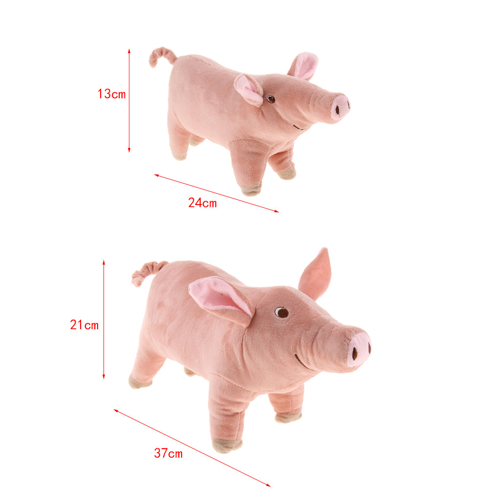 Pig Shape Pet Dog Puppy Cotton Chew Toy Tooth Cleaning Exercise Toy Large