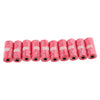 10Pcs Pet Dog Puppy Waste Poop Bags Standard and Biodegradable Red