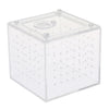 Clear Acrylic Box Pet Reptile Transport Breeding Feeding Case 10x10x10cm