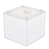 Clear Acrylic Box Pet Reptile Transport Breeding Feeding Case 10x10x10cm