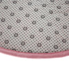 Round Shape Dog Cat Coral Fleece Mat Warm Sleep Bedding Nest Pet Pad Pink S