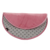 Round Shape Dog Cat Coral Fleece Mat Warm Sleep Bedding Nest Pet Pad Pink S