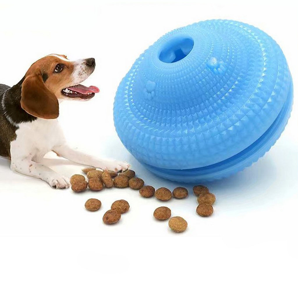 Pet Dog Toys Interactive Food Dispensing Treat Puppy Puzzle Toy Blue