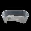 Plastic Reptile Terrapin Tortoise Turtle Tank Vivarium Feeding Box White