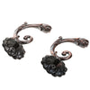 2Pcs Vintage Flower Wall Clothes Holder Tieback Hooks Curtain Hanger Copper