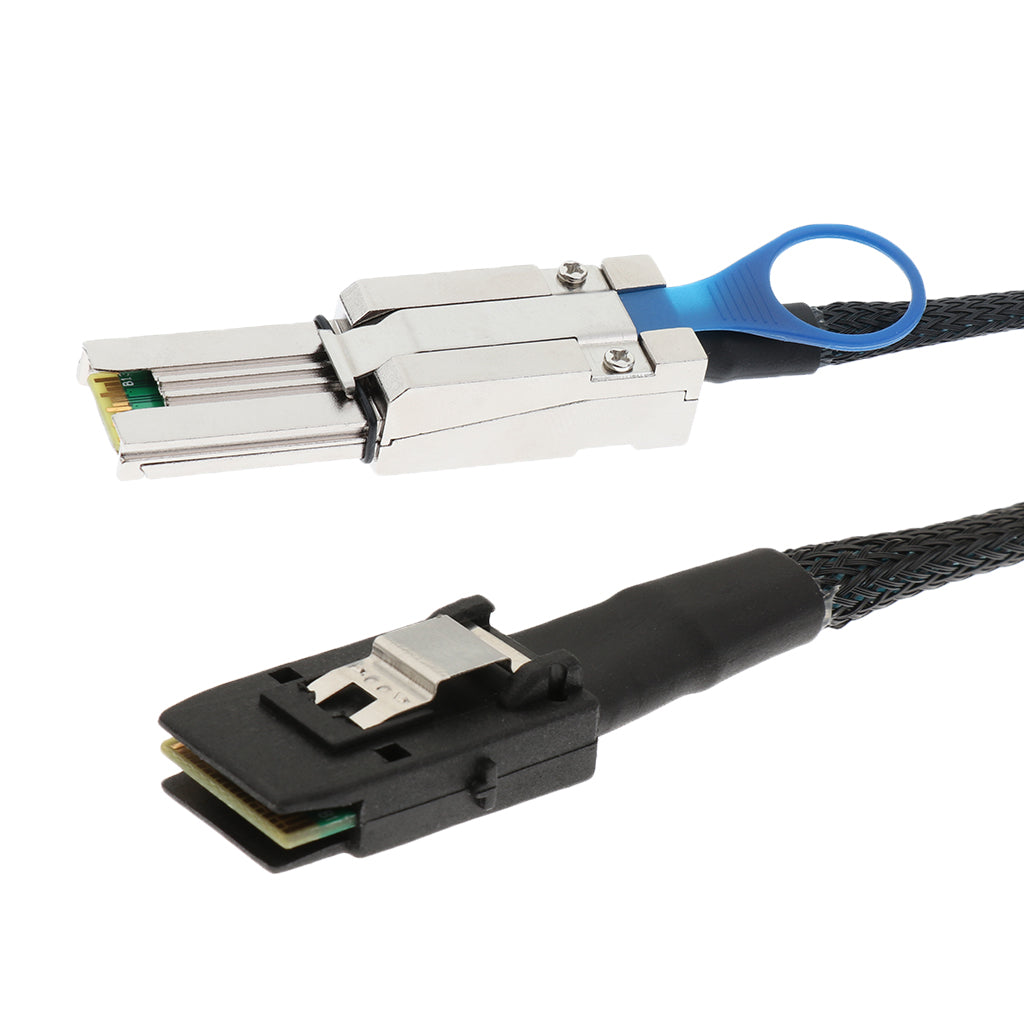 Mini SAS 26Pin SFF-8088 to Mini SAS 36Pin SFF-8087 Data Adapter Cable 1M