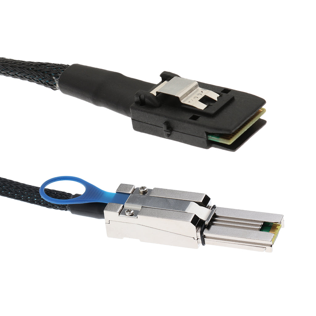 Mini SAS 26Pin SFF-8088 to Mini SAS 36Pin SFF-8087 Data Adapter Cable 1M