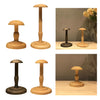 Wooden Hat Rack Cap/Wig Holder Free Standing Display Storage Styling Stand Brown S