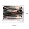 25pcs Makeup Cosmetic Brushes Set for Foundation Powder Concealer Blending Black Coffee