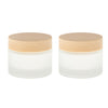 2X Empty Refill Round Face Cream Bottles Lotion Cosmetics Container Jars 50g