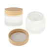 2X Empty Refill Round Face Cream Bottles Lotion Cosmetics Container Jars 50g