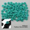 Tattoo Grommets/O Rings/Rubber Band/Cleaning Brush Tattoo Supply Kit Green