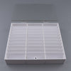 30Grids Acrylic Nail Tips Display Removable False Nail Art Storage Box White