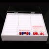 30Grids Acrylic Nail Tips Display Removable False Nail Art Storage Box White