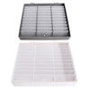 30Grids Acrylic Nail Tips Display Removable False Nail Art Storage Box White