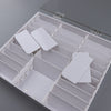 30Grids Acrylic Nail Tips Display Removable False Nail Art Storage Box White