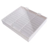 30Grids Acrylic Nail Tips Display Removable False Nail Art Storage Box White