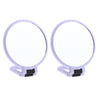 Dual Sided Folding Makeup Mirror w/ 5x/10x Magnification 5x Magnification