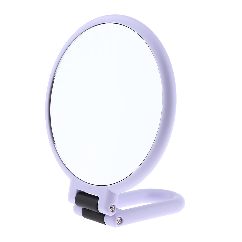 Dual Sided Folding Makeup Mirror w/ 5x/10x Magnification 5x Magnification