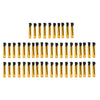 50Pcs/lot Mini Amber Glass Essential Oils Bottles Vials Small Containers 2mL