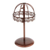 Vintage Design Metal Hat Rack Cap Wig Holder Free Standing Displayer Bronze