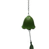 Cast Iron Bell Metal Wind Chimes Japanese Temple Hanging Home Decor green