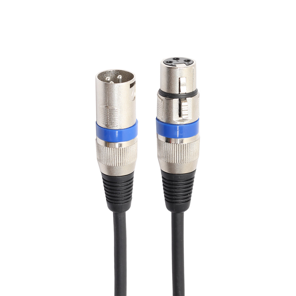 XLR Male to Female Audio Cord For Microphone Mixer Black and Blue 20 meters