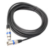 XLR Male to Female Audio Cord For Microphone Mixer Black and Blue 20 meters