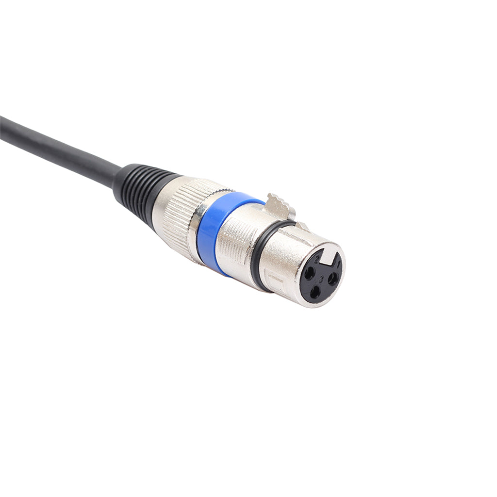 XLR Male to Female Audio Cord For Microphone Mixer Black and Blue 5 meters