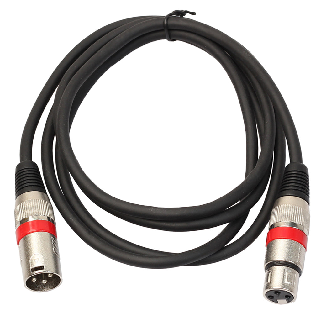 XLR Male to Female Audio Cord For Microphone Mixer Black and Red 20 meters