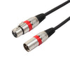 XLR Male to Female Audio Cord For Microphone Mixer Black and Red 20 meters