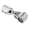 Marine 316 Stainless Steel 22mm Bimini Top Caps External Eye End Deck Hinge