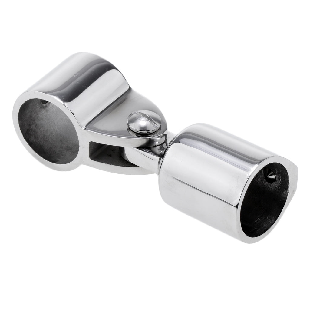 Marine 316 Stainless 1"/25mm Bimini Top Caps External Eye End Deck Hinge