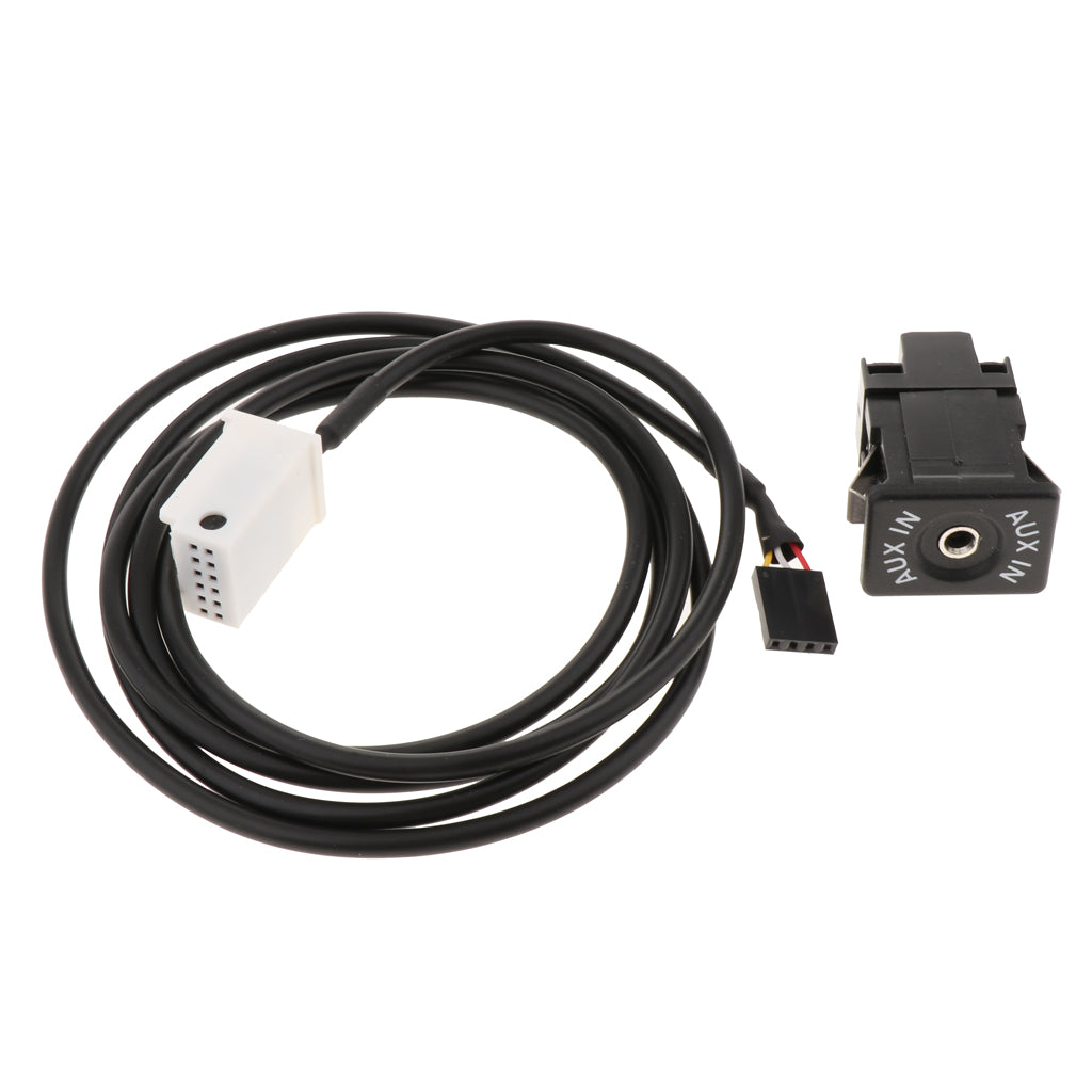 Car USB AUX Switch Socket with Wire Harness Cable Adapter for Mini Cooper R50/R52/R53 2001-2006