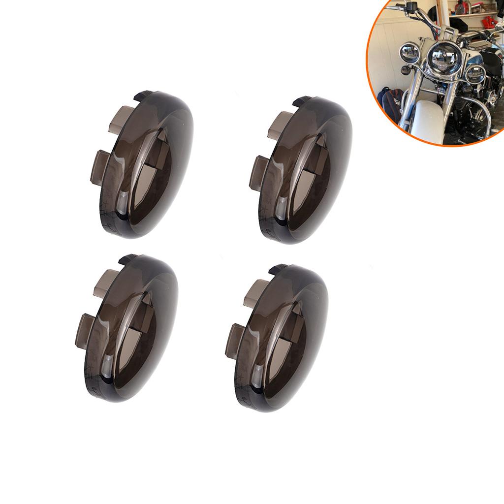 Turn Signal Lights Lens Cover Motorcycle Lamp Cover For Harley  4PCS