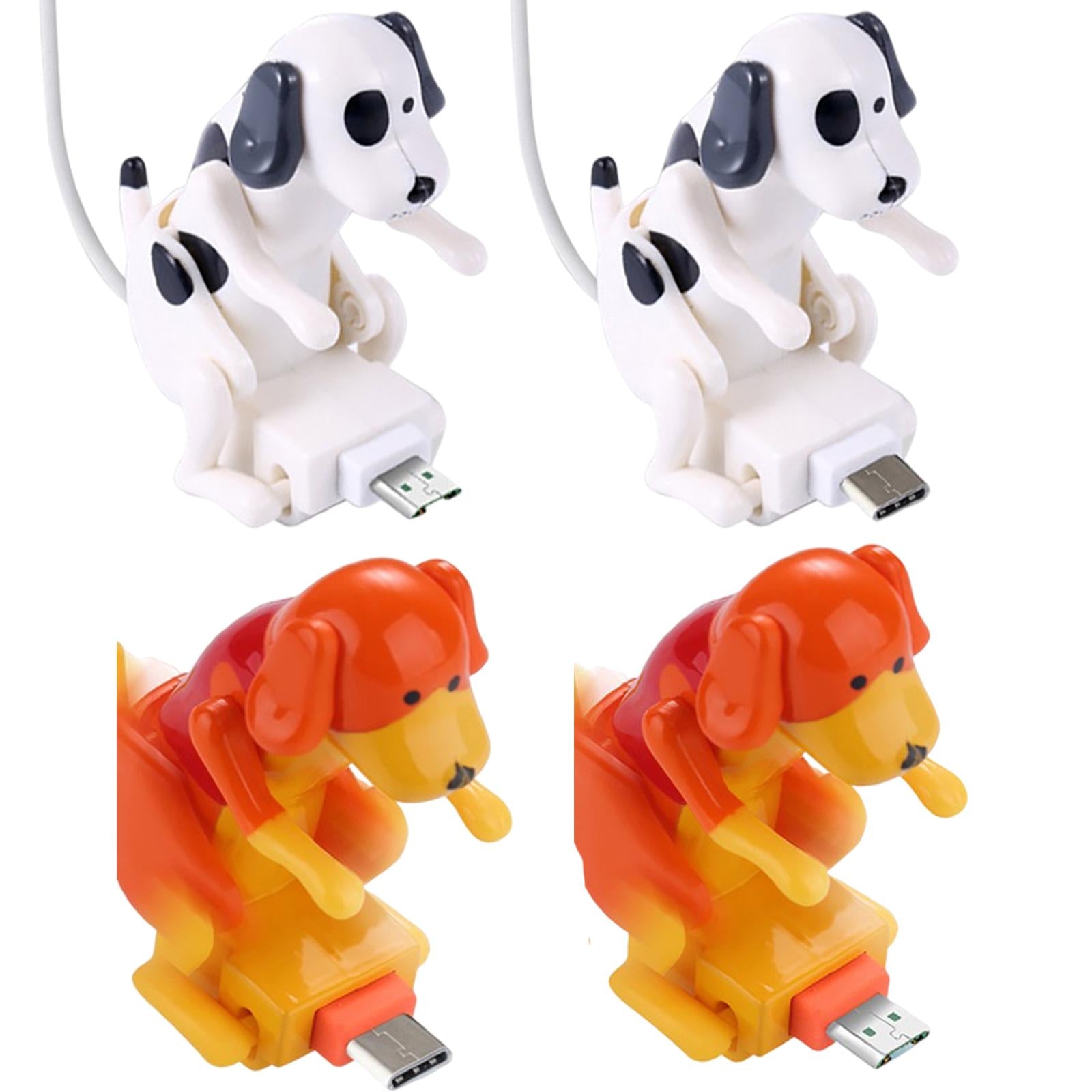 1.2m Funny Humping Spot Dog USB Charging Cable Fast Charger White Type-C