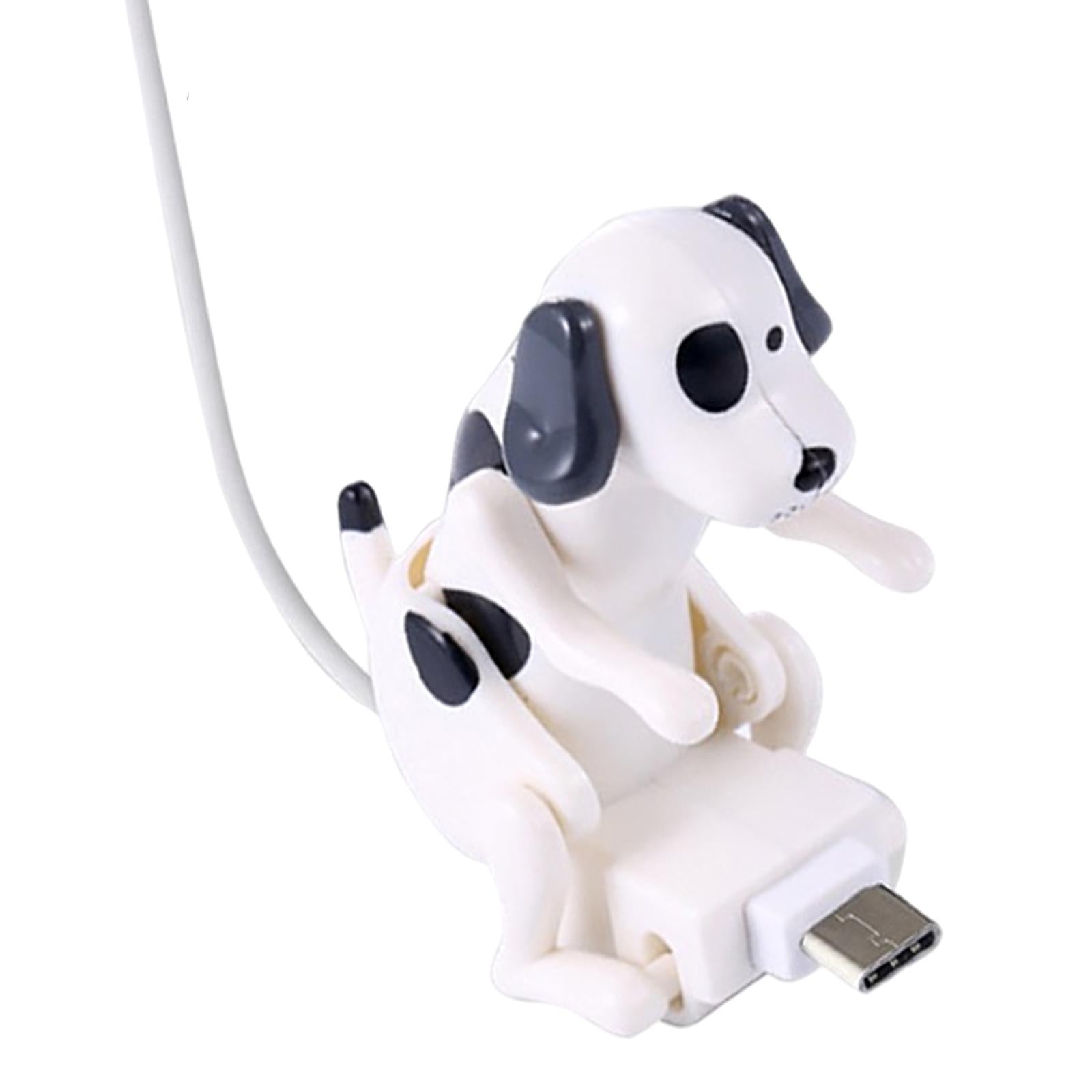 1.2m Funny Humping Spot Dog USB Charging Cable Fast Charger White Type-C