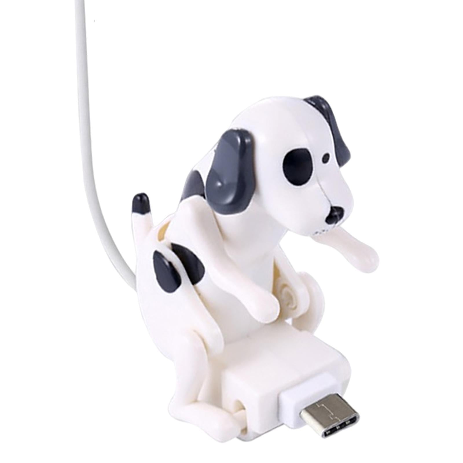 1.2m Funny Humping Spot Dog USB Charging Cable Fast Charger White Type-C