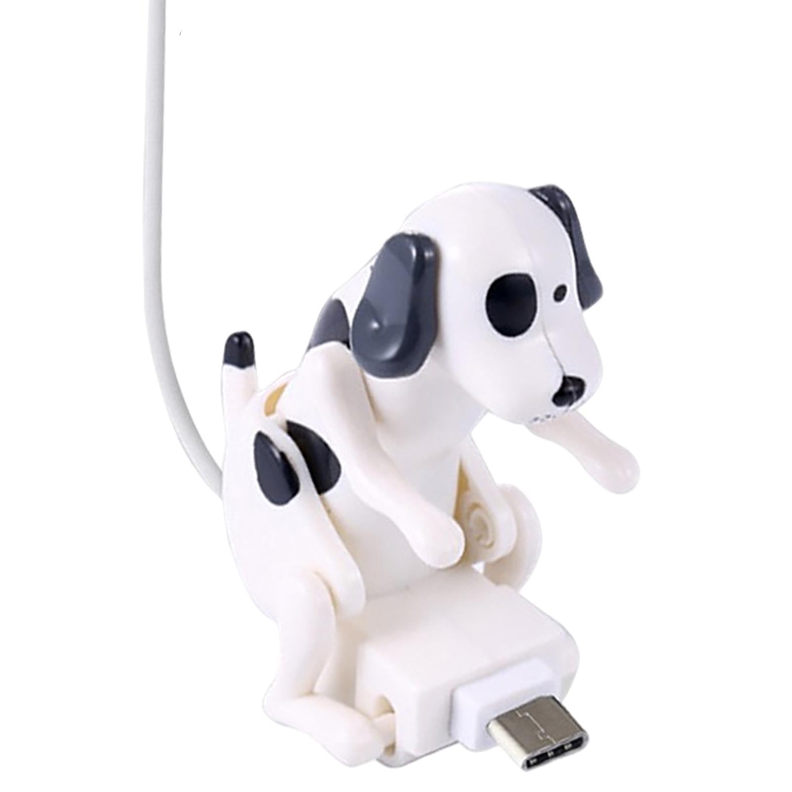 1.2m Funny Humping Spot Dog USB Charging Cable Fast Charger White Type-C