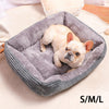 Pet Dog Cat Bed Winter Sleeping Comfy Removable Cushion Bed House House S