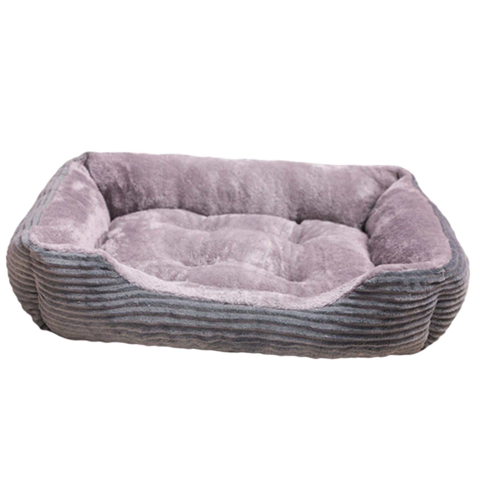 Pet Dog Cat Bed Winter Sleeping Comfy Removable Cushion Bed House House S