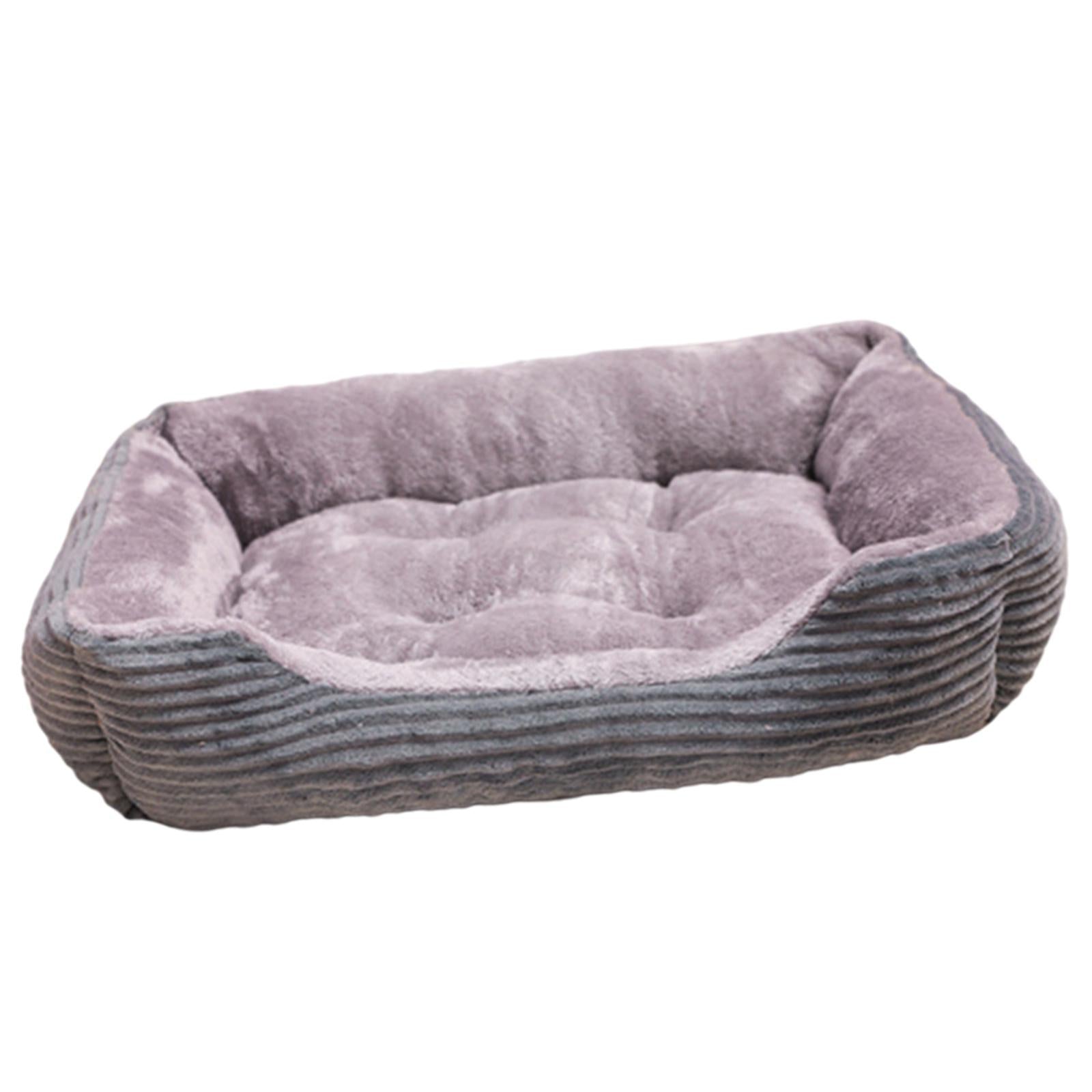 Pet Dog Cat Bed Winter Sleeping Comfy Removable Cushion Bed House House S