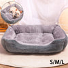 Pet Dog Cat Bed Winter Sleeping Comfy Removable Cushion Bed House House S